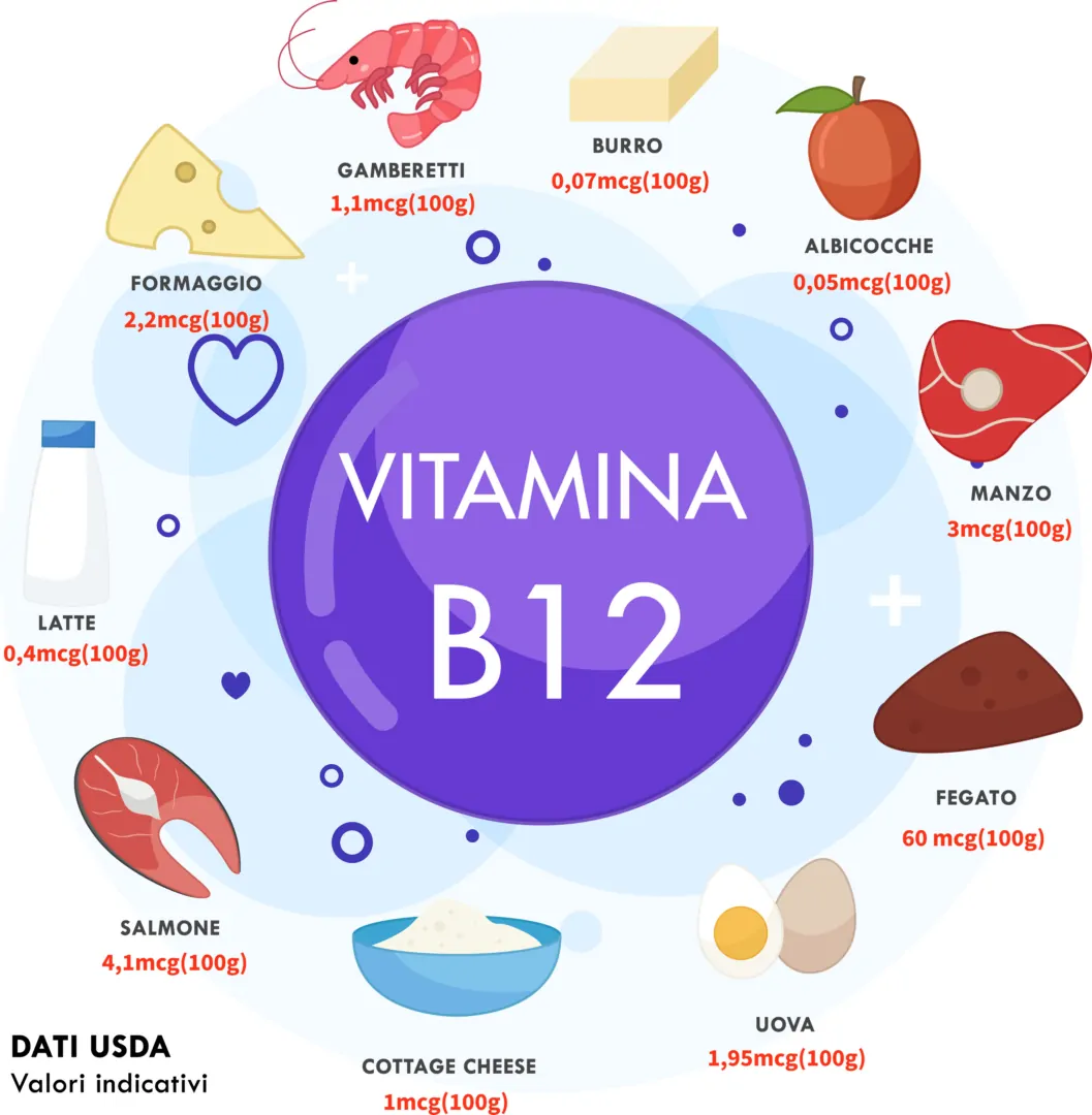 Vitamina B12 alimenti